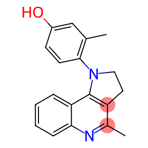 1-(2-Methyl-4-hydroxyphenyl)-4-methyl-2,3-dihydro-1H-pyrrolo[3,2-c]quinoline