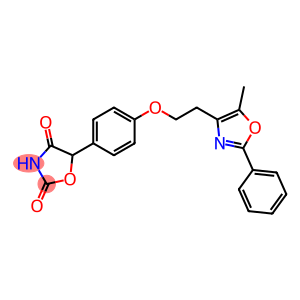 5-[4-[2-(5-Methyl-2-phenyl-4-oxazolyl)ethoxy]phenyl]oxazolidine-2,4-dione