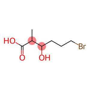 2-Methyl-3-hydroxy-6-bromohexanoic acid