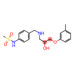 1-[4-(Methylsulfonylamino)benzylamino]-3-(3-methylphenoxy)-2-propanol