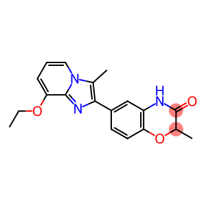 6-(3-Methyl-8-ethoxy-imidazo[1,2-a]pyridin-2-yl)-2-methyl-2H-1,4-benzoxazin-3(4H)-one