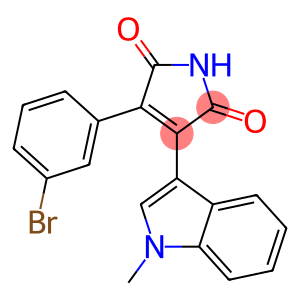 3-(1-Methyl-1H-indol-3-yl)-4-(3-bromophenyl)-1H-pyrrole-2,5-dione