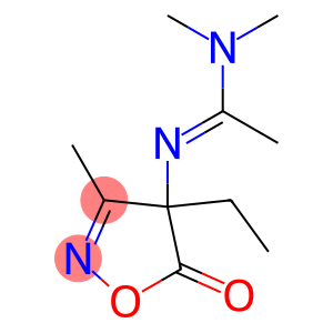 3-Methyl-4-ethyl-4-[[1-(dimethylamino)ethylidene]amino]isoxazol-5(4H)-one