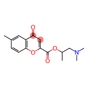 6-Methyl-4-oxo-4H-1-benzopyran-2-carboxylic acid [1-methyl-2-(dimethylamino)ethyl] ester