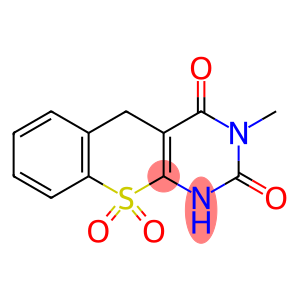 3-Methyl-2,4-dioxo-1,2,3,4-tetrahydro-5H-[1]benzothiopyrano[2,3-d]pyrimidine 10,10-dioxide