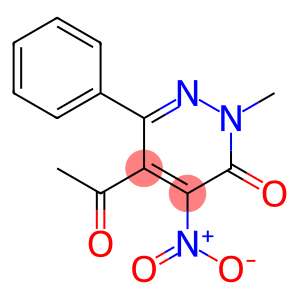 2-Methyl-4-nitro-5-acetyl-6-phenylpyridazin-3(2H)-one