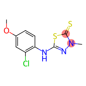 3-Methyl-5-[(2-chloro-4-methoxyphenyl)amino]-1,3,4-thiadiazole-2(3H)-thione