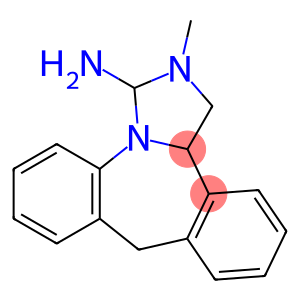 2-Methyl-2,3,9,13b-tetrahydro-1H-dibenz[c,f]imidazo[1,5-a]azepin-3-amine