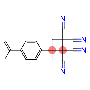 3-Methyl-3-[4-(1-methylvinyl)phenyl]cyclobutane-1,1,2,2-tetracarbonitrile