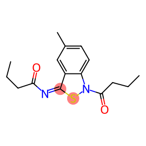 5-Methyl-1-butyryl-3(1H)-butyrylimino-2,1-benzisothiazole