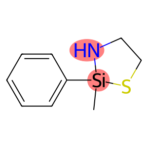 2-Methyl-2-phenyl-1-thia-3-aza-2-silacyclopentane