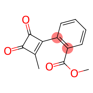 2-(2-Methyl-3,4-dioxo-1-cyclobutenyl)benzoic acid methyl ester