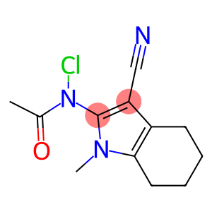 1-Methyl-2-(chloroacetylamino)-4,5,6,7-tetrahydro-1H-indole-3-carbonitrile