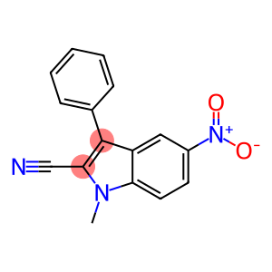 1-Methyl-5-nitro-3-phenyl-1H-indole-2-carbonitrile