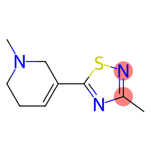 3-Methyl-5-[(1,2,5,6-tetrahydro-1-methylpyridin)-3-yl]-1,2,4-thiadiazole