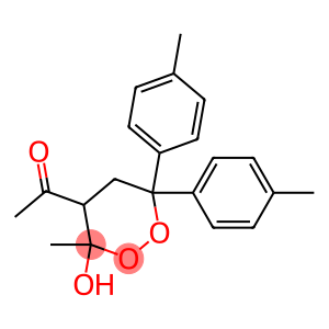 3-Methyl-4-acetyl-6,6-bis(4-methylphenyl)-1,2-dioxane-3-ol