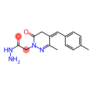 2-[[6-Methyl-5-(4-methylbenzylidene)-3-oxo-2,3,4,5-tetrahydropyridazin]-2-yl]acetohydrazide