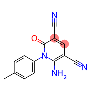 1-(4-Methylphenyl)-2-oxo-6-amino-1,2-dihydropyridine-3,5-dicarbonitrile