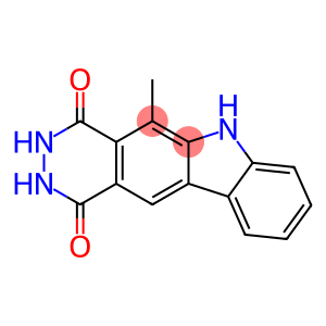 5-Methyl-6H-pyridazino[4,5-b]carbazole-1,4(2H,3H)-dione