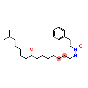 14-Methyl-1-[trans-styryl-ONN-azoxy]pentadecan-8-one