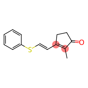 2-Methyl-3-(2-phenylthioethenyl)-2-cyclopenten-1-one