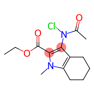 1-Methyl-3-[chloroacetylamino]-4,5,6,7-tetrahydro-1H-indole-2-carboxylic acid ethyl ester