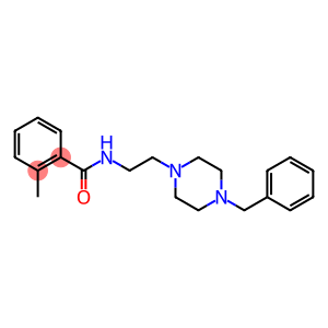 2-Methyl-N-[2-(4-benzyl-1-piperazinyl)ethyl]benzamide