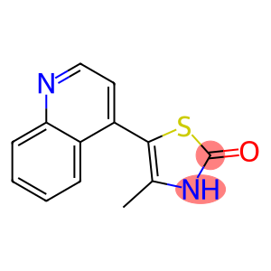 4-Methyl-5-(4-quinolyl)thiazol-2(3H)-one