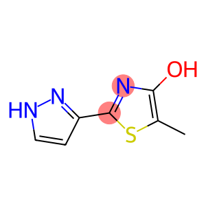 5-Methyl-2-(1H-pyrazol-3-yl)thiazol-4-ol