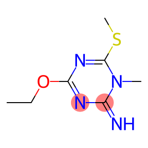 1-Methyl-4-ethoxy-6-(methylthio)-1,3,5-triazin-2(1H)-imine