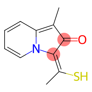 1-Methyl-3-[mercapto(methyl)methylene]indolizin-2(3H)-one