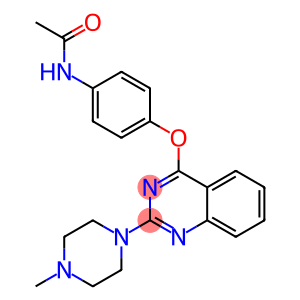 2-[4-Methyl-1-piperazinyl]-4-(4-acetylaminophenoxy)quinazoline