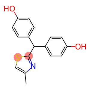 4,4'-[(4-Methylthiazol-2-yl)methylene]bisphenol