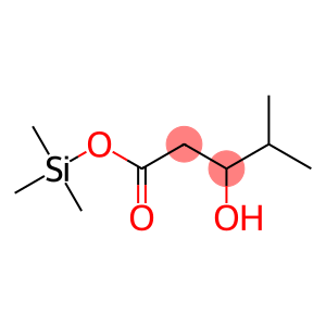 4-Methyl-3-hydroxyvaleric acid (trimethylsilyl) ester