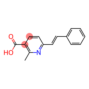 2-Methyl-6-[(E)-2-phenylethenyl]pyridine-3-carboxylic acid