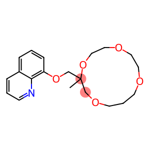 3-Methyl-3-[8-quinolinyloxymethyl]-1,4,7,10-tetraoxacyclotridecane