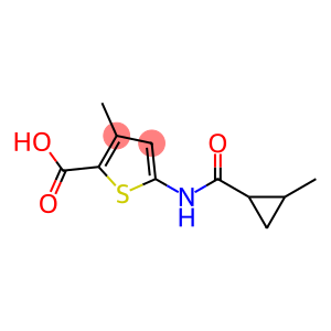 3-methyl-5-{[(2-methylcyclopropyl)carbonyl]amino}thiophene-2-carboxylic acid