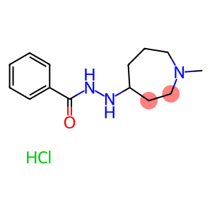 1-METHYL-4-(2-BENZOYLHYDRAZINO)AZEPAN HYDROCHLORIDE