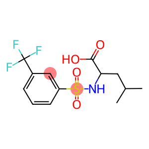 4-METHYL-2-(([3-(TRIFLUOROMETHYL)PHENYL]SULFONYL)AMINO)PENTANOIC ACID