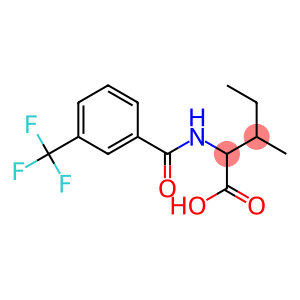 3-methyl-2-{[3-(trifluoromethyl)phenyl]formamido}pentanoic acid
