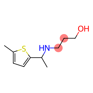 3-{[1-(5-methylthiophen-2-yl)ethyl]amino}propan-1-ol