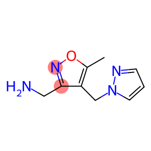 ([5-METHYL-4-(1H-PYRAZOL-1-YLMETHYL)ISOXAZOL-3-YL]METHYL)AMINE