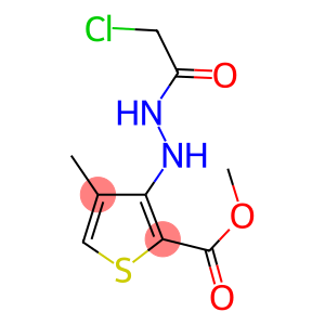 METHYL 3-[2-(2-CHLOROACETYL)HYDRAZINO]-4-METHYLTHIOPHENE-2-CARBOXYLATE