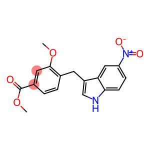 Methyl-3-Methoxy-4-(5-Nitroindole-3-Yl-Methyl) Benzoate