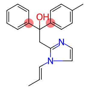 1-(4-METHYLPHENYL)-1-PHENYL-2-[1-(1-PROPENYL)-1H-IMIDAZOL-2-YL]ETHANOL