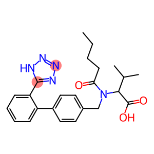 3-METHYL-2-(PENTANOYL-[2'-(1H-TETRAZOL-5-YL)-BIPHENYL-4-YLMETHYL]-AMINO)-BUTYRIC ACID