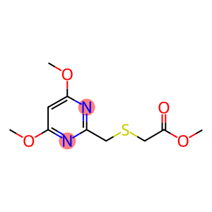 METHYL 2-[[(4,6-DIMETHOXYPYRIMIDIN-2-YL)METHYL]THIO]ETHANOATE