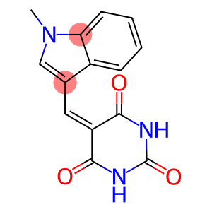 5-[(1-METHYL-1H-INDOL-3-YL)METHYLENE]PYRIMIDINE-2,4,6(1H,3H,5H)-TRIONE