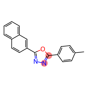 2-(4-METHYLPHENYL)-5-(2-NAPHTHYL)-1,3,4-OXADIAZOLE