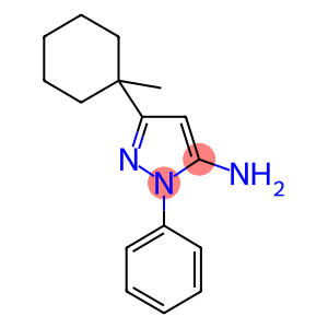 5-(1-METHYL-CYCLOHEXYL)-2-PHENYL-2H-PYRAZOL-3-YLAMINE